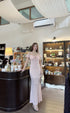 Body Hugging Wide Neck Dress